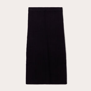 jupe tricot midi droite noir femme Jupe tricot midi droite noir femme