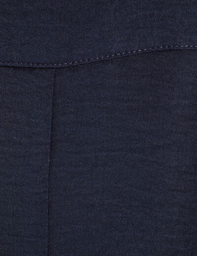 Combinaison pantalon nouée bleu marine femme