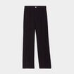 Pantalon city large noir femme