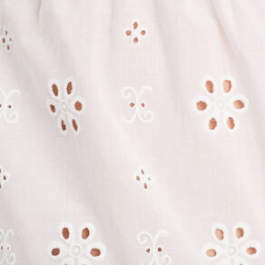 Débardeur broderie anglaise blanc femme