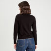 Gilet manches longues noir femme