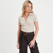 T-shirt manches courtes blanc femme