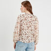 Blouse manches longues blanc femme