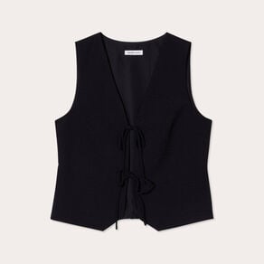 gilet sans manches noir femme Gilet sans manches noir femme