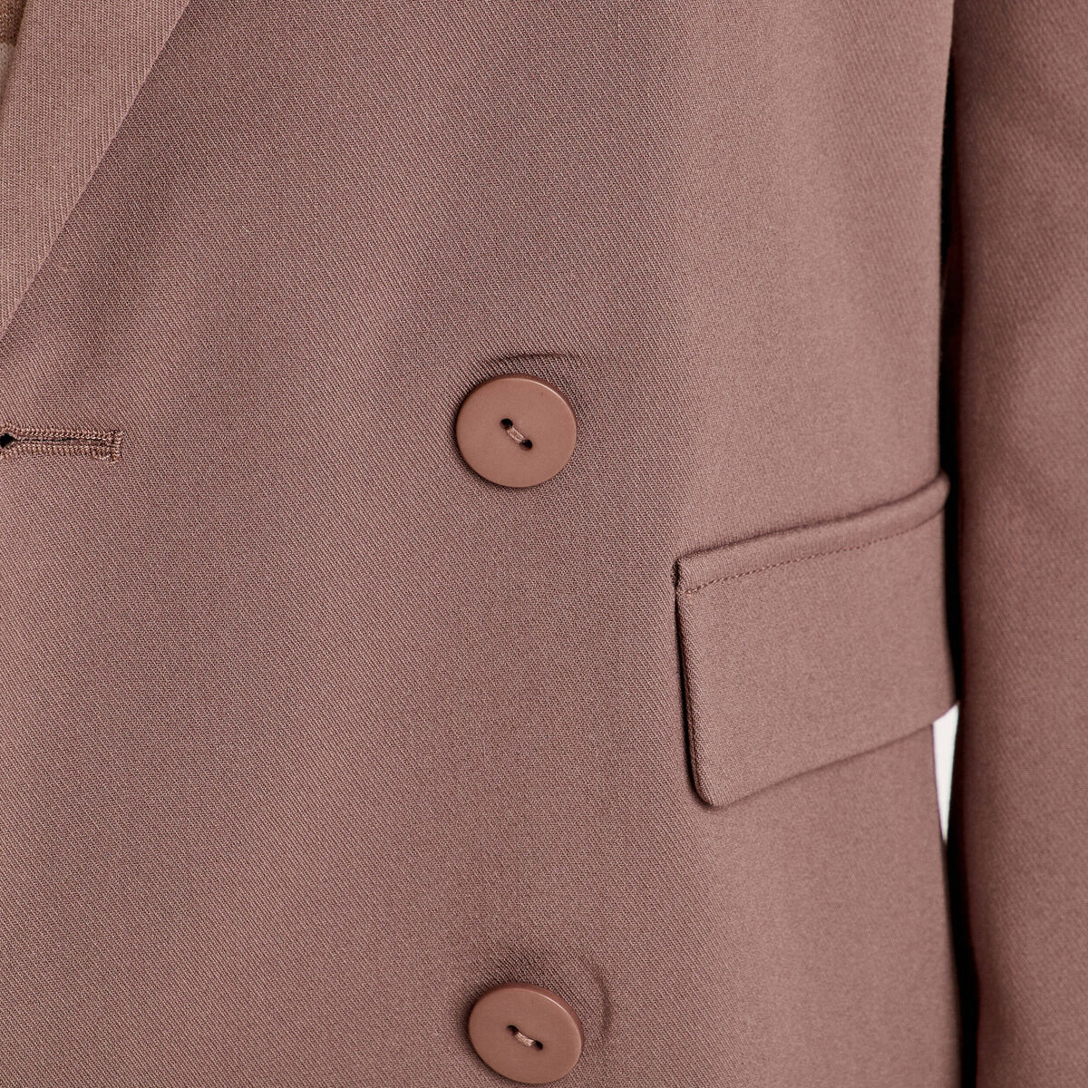 Veste esprit blazer droite taupe femme