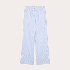 pantalon large elastique bleu fonce femme Pantalon large élastiqué bleu foncé femme