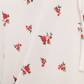 blouse manches volants ecru femme Blouse manches volants ecru femme
