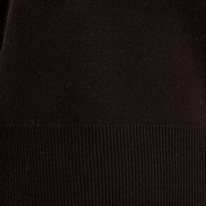 pull col montant boutons noir femme Pull col montant boutons noir femme