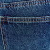 Bermuda en jean bleu fonc&eacute; femme