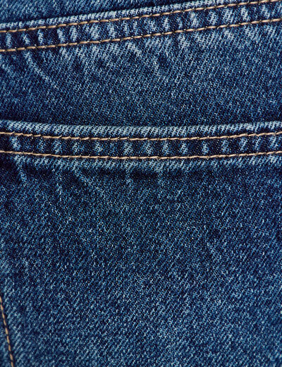 Bermuda en jean bleu fonc&eacute; femme
