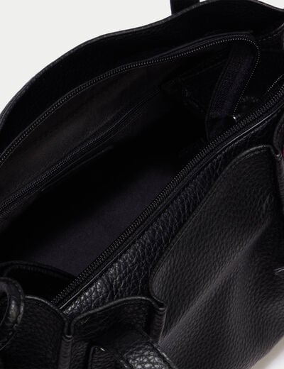 Sac port&eacute; &eacute;paule noir femme