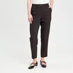 Pantalon carotte noir femme