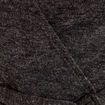 Cache-coeur droit manches longues gris fonc&eacute; femme