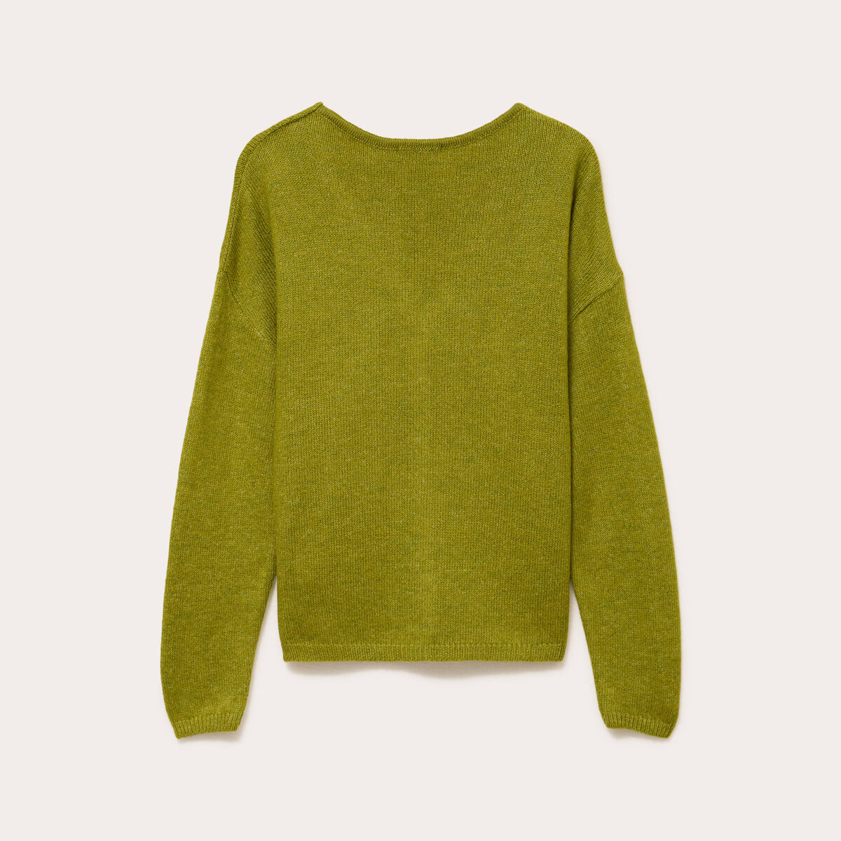 Gilet boutonn&eacute; avec col en V vert fonc&eacute; femme