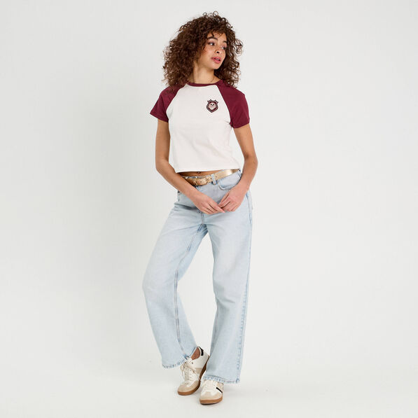 t shirt manches courtes ecru femme T-shirt manches courtes ecru femme