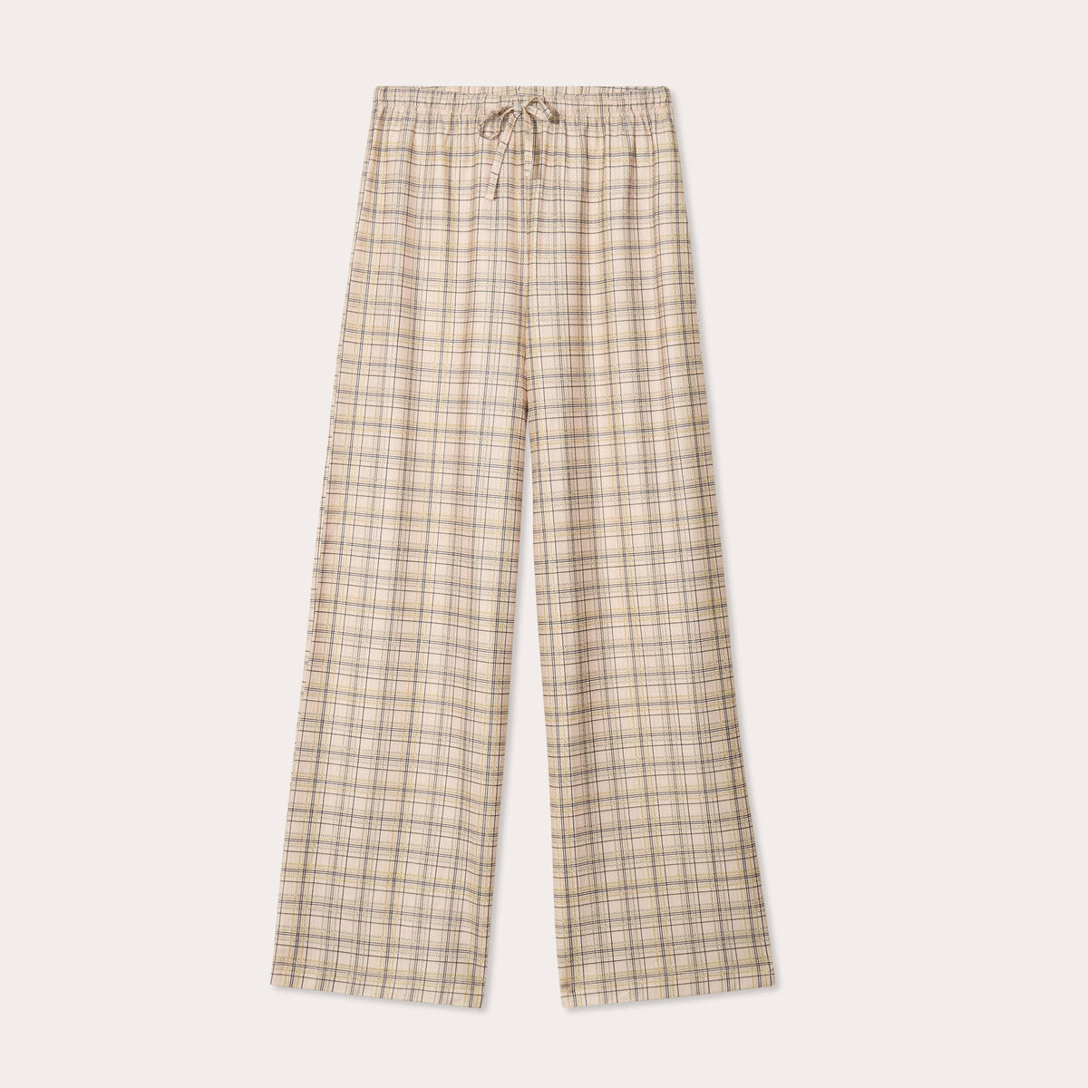 Pantalon large blanc femme