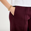 Pantalon large style jogging prune femme