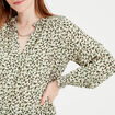 Chemise manches longues vert femme
