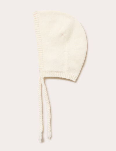 Bonnet ecru femme