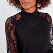 T-shirt manches longues noir femme