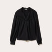 Blouse manches longues noir femme