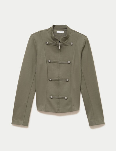 Veste officier vert kaki femme