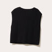Gilet sans manches noir femme