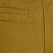 Pantalon chino coupe barrel vert kaki femme
