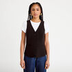 Gilet sans manches noir femme