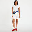 Bermuda regular 5 poches en jean denim blanc femme