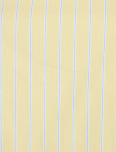 Chemise oversize manches longues jaune femme