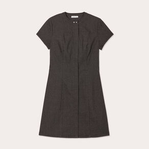 robe evasee manches courtes noir femme Robe évasée manches courtes noir femme