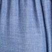 Pantalon large brodé bleu femme