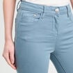 Jeans slim 5 poches bleu femme