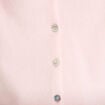 Gilet boutonn&eacute; avec col en V rose clair femme