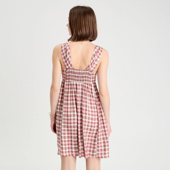 robe trapeze sans manches rose femme Robe trapèze sans manches rose femme