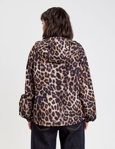 Parka déperlante 2-en-1 sable femme