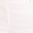 Pantalon cigarette ceintur&eacute; ecru femme