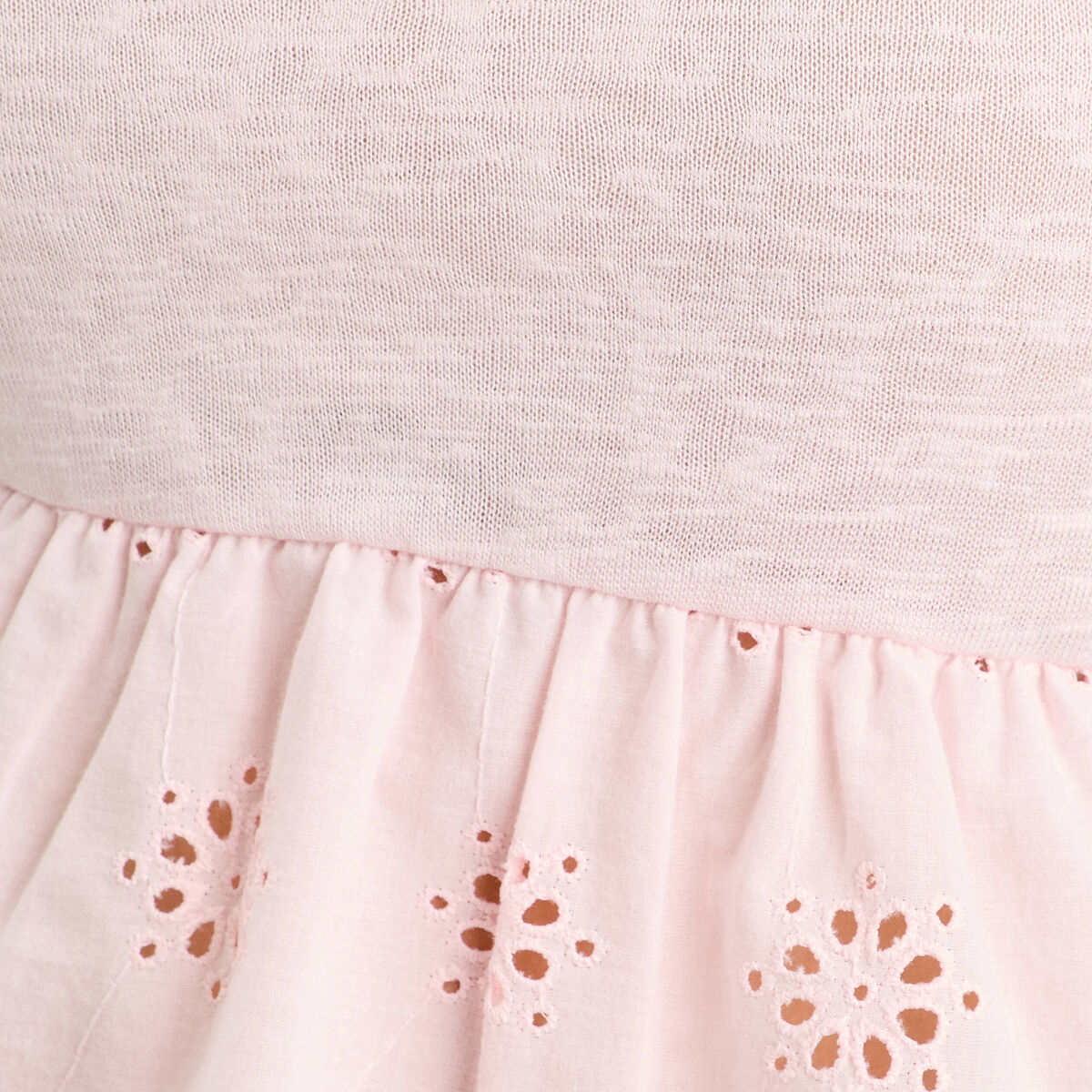 T-shirt manches courtes rose clair femme