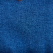 Robe trap&egrave;ze courte en jean col chemise denim double stone femme