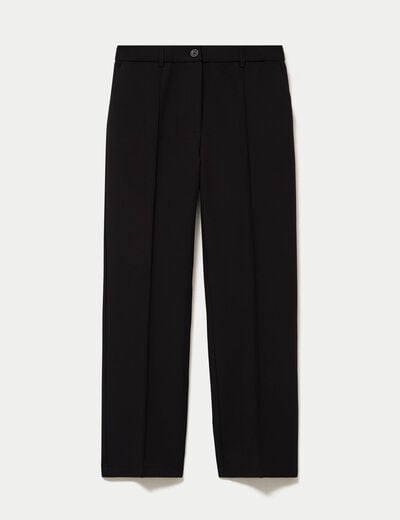 Pantalon bootcut taille standard noir femme