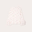 Blouse manches volants ecru femme