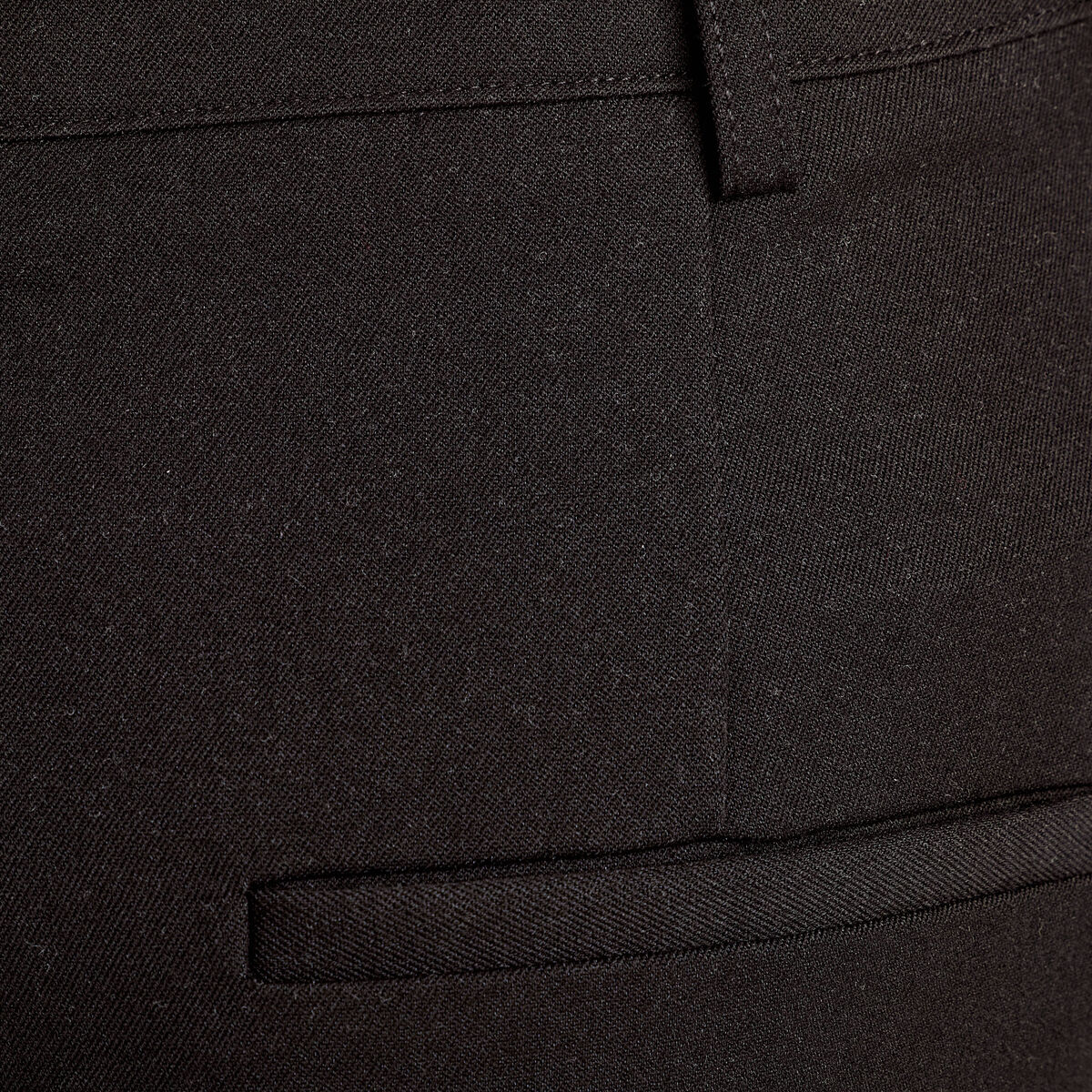 Pantalon bootcut taille haute noir femme