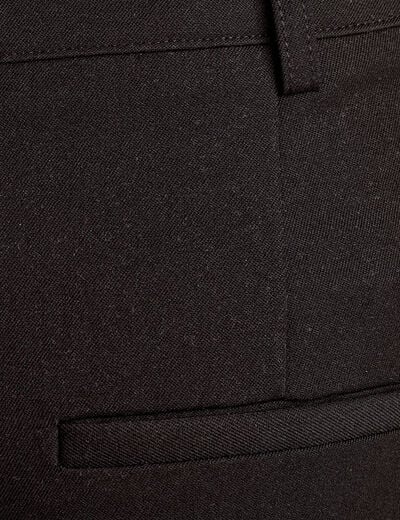 Pantalon bootcut taille haute noir femme
