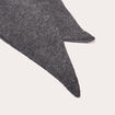 Foulard triangle gris foncé femme