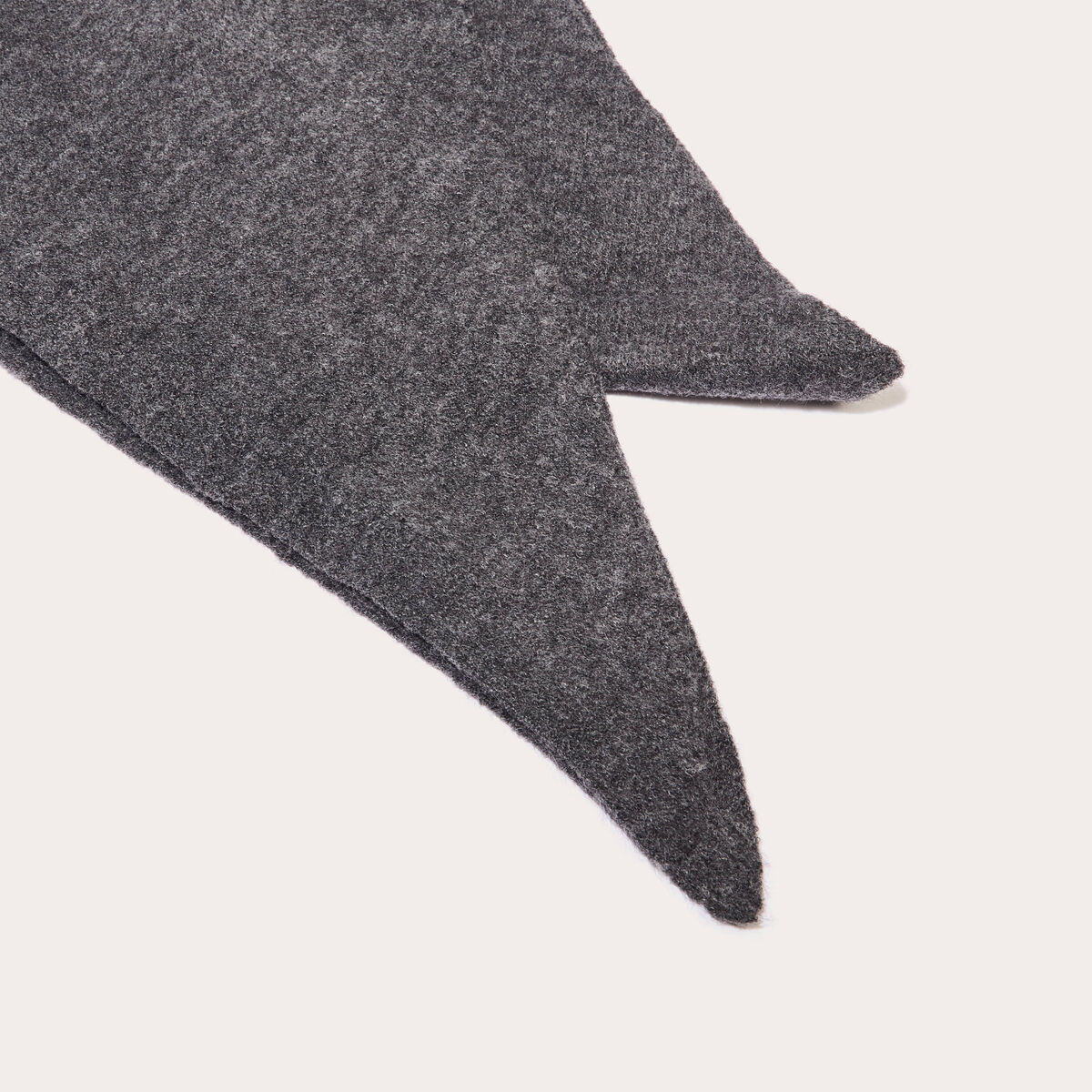 Foulard triangle gris foncé femme