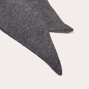 foulard triangle gris fonce femme Foulard triangle gris foncé femme