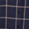 Chemise manches longues bleu foncé femme