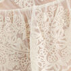 Blouse manches 3/4 dentelle ecru femme