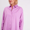 Chemise manches longues violet femme